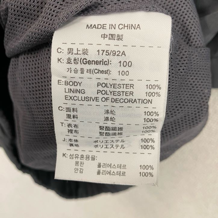 NIKE GOLF　ナイキゴルフ　半袖ハーフジッププルオーバージャケット　バイカラー　黒　ブラック　グレー　Lサイズ