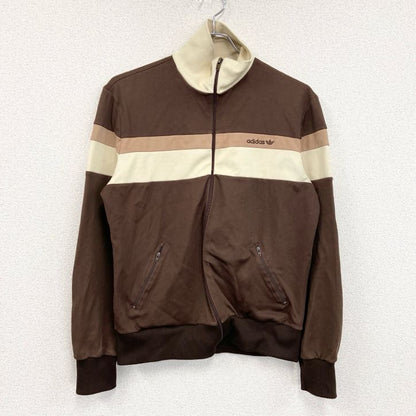 ～80s　adidas　アディダス　トラックジャケット/ジャージ　ヴィンテージ　茶色　ブラウン