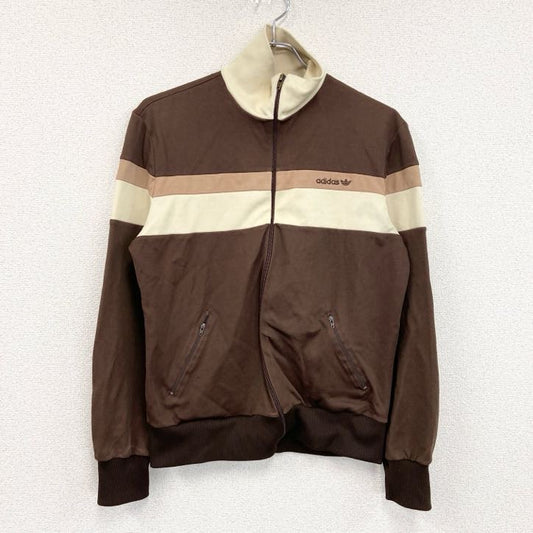 ～80s　adidas　アディダス　トラックジャケット/ジャージ　ヴィンテージ　茶色　ブラウン