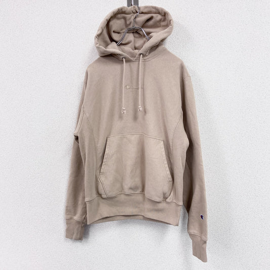 Champion　チャンピオン　リバースウィーブ　スウェットパーカー/フーディー　ベージュ　Sサイズ