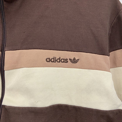 ～80s　adidas　アディダス　トラックジャケット/ジャージ　ヴィンテージ　茶色　ブラウン