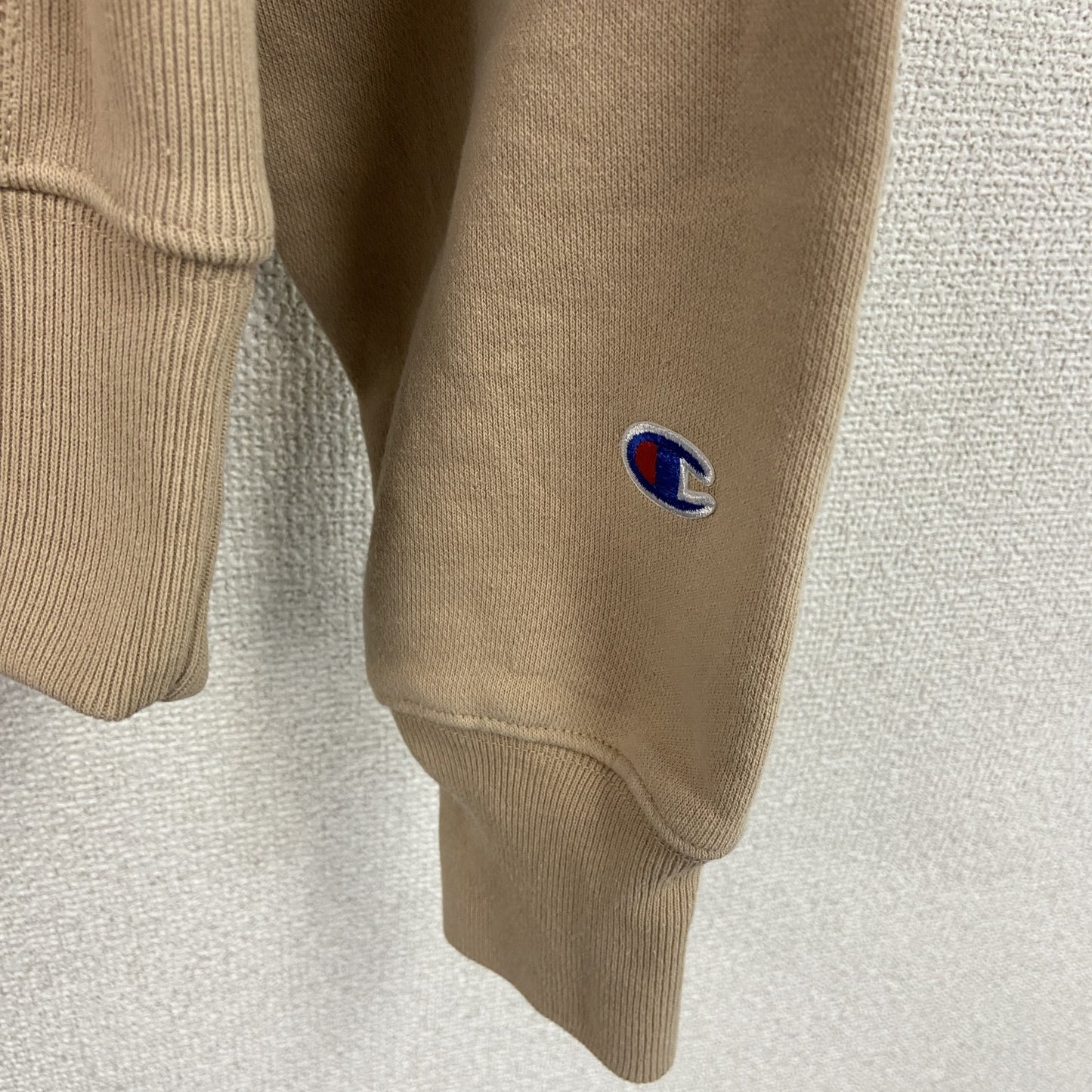 Champion　チャンピオン　リバースウィーブ　スウェットパーカー/フーディー　ベージュ　Sサイズ