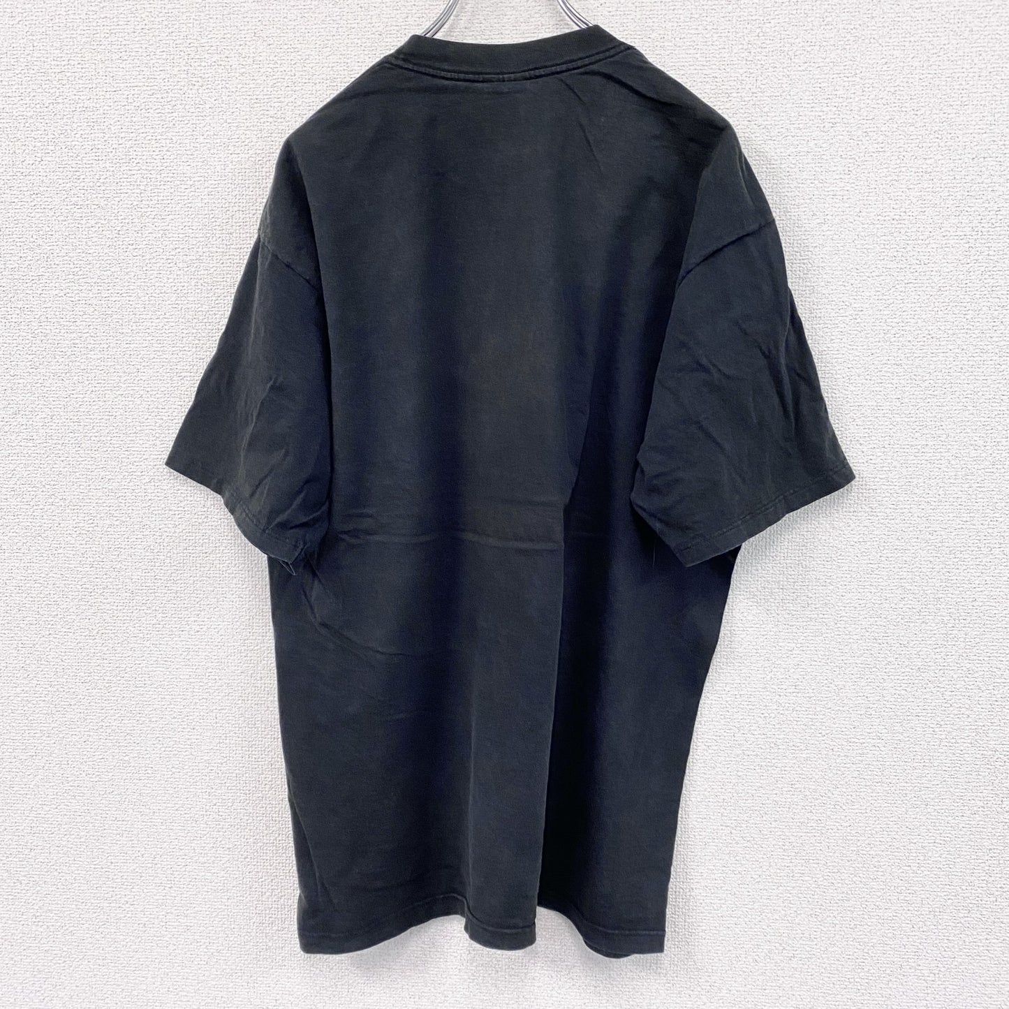 00s　SARA　半袖プリントTシャツ　ユーロヴィンテージ　黒　ブラック　XLサイズ　