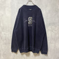 ～90s　SDI　長袖起毛スウェット　フリースプルオーバー　SAMOSET GOLF　ヴィンテージ　XLサイズ