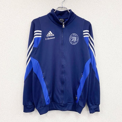 00s　adidas　アディダス　トラックジャケット/ジャージ　ヴィンテージ　紺　ネイビー　Mサイズ