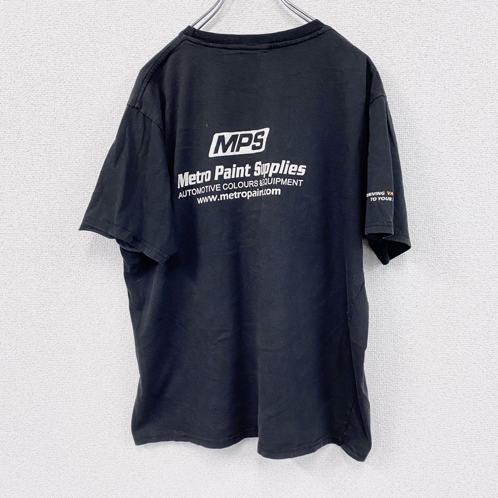 半袖プリントTシャツ　MPS　黒　ブラック