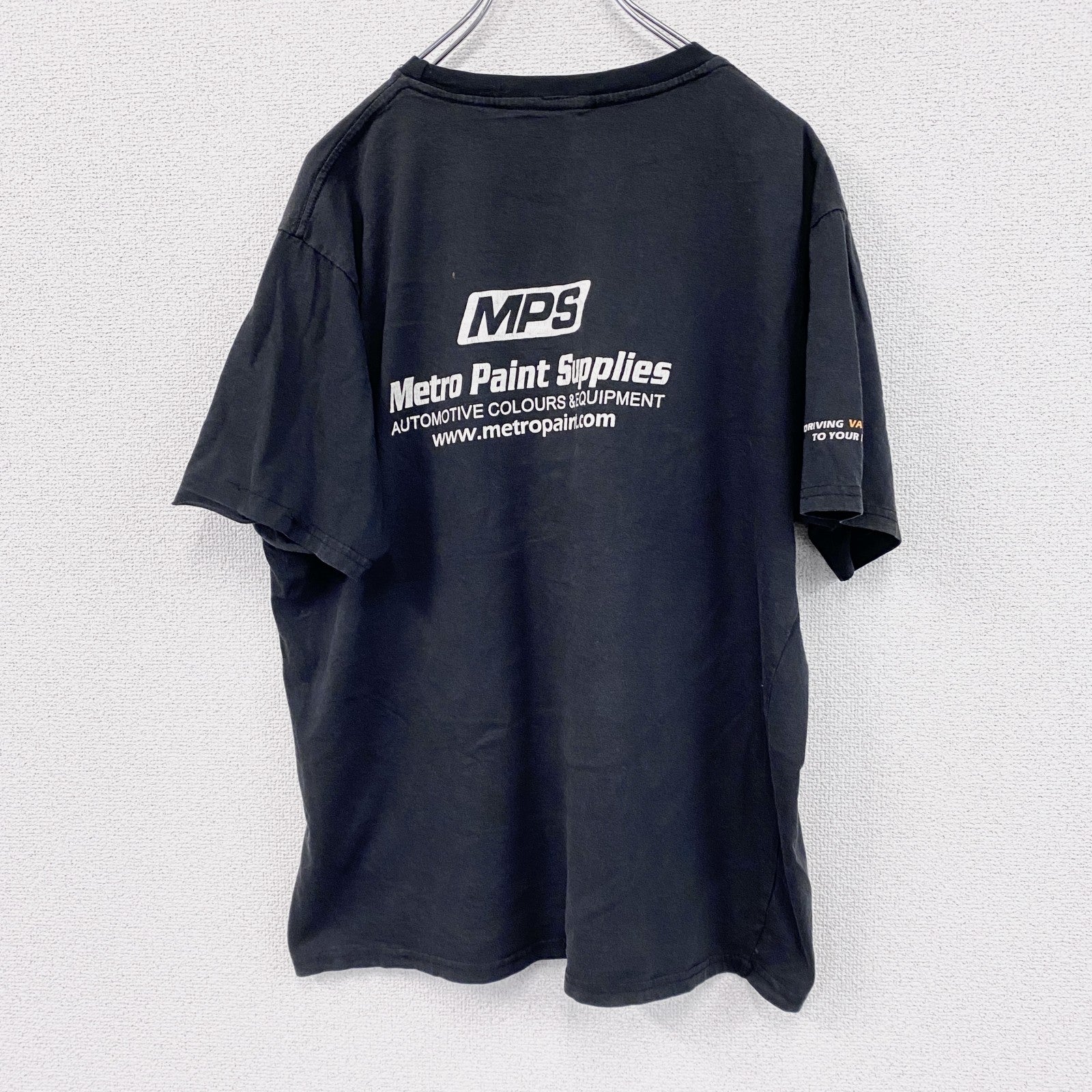 半袖プリントTシャツ　MPS　黒　ブラック