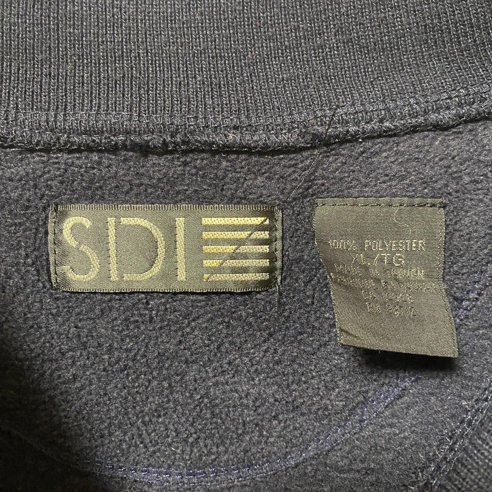 ～90s　SDI　長袖起毛スウェット　フリースプルオーバー　SAMOSET GOLF　ヴィンテージ　XLサイズ