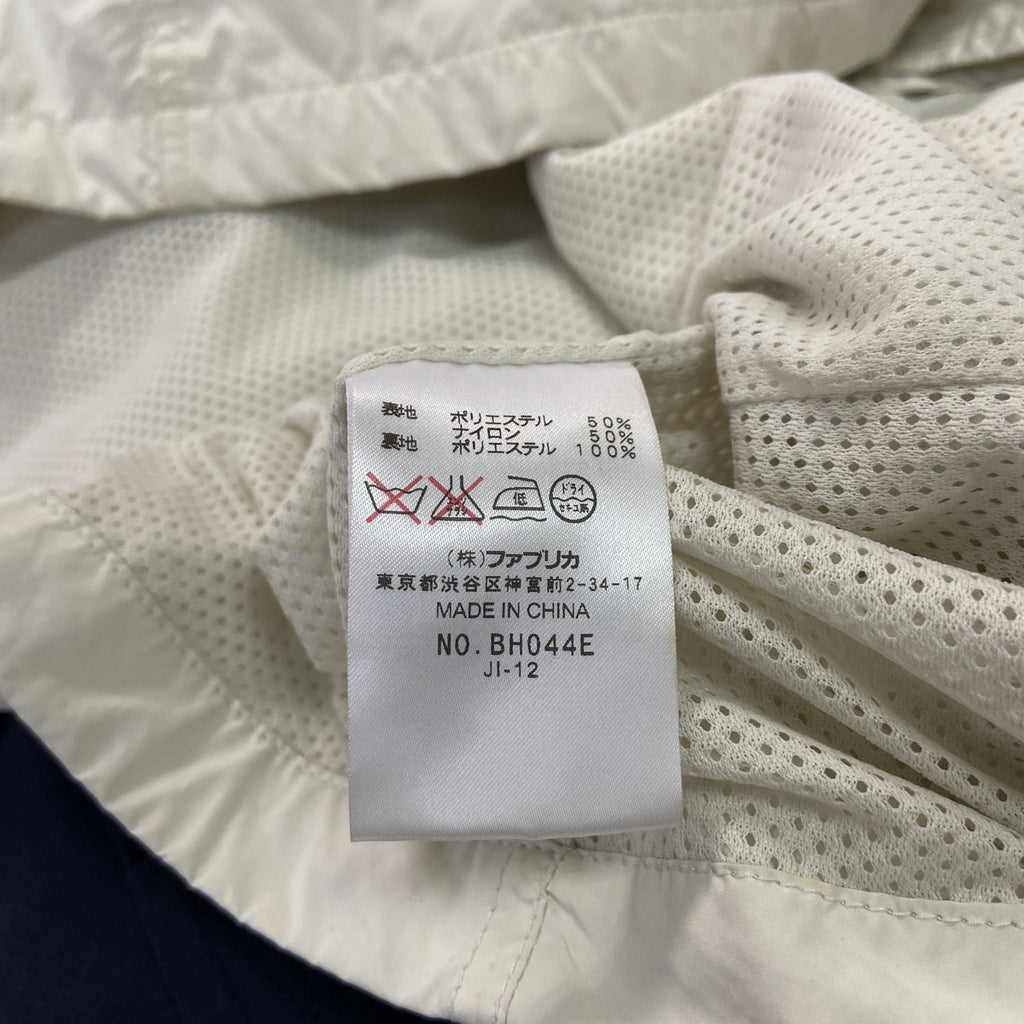 LACOSTE　ラコステ　ナイロンジャケット　フラップポケット　比翼仕立て　白　ホワイト　50/4サイズ