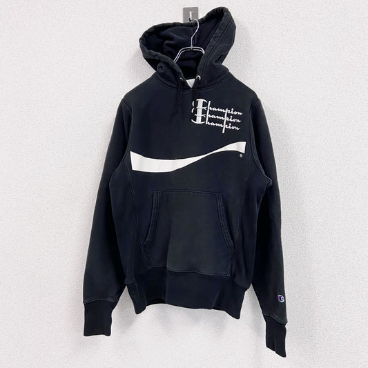 Champion　チャンピオン　リバースウィーブ　コカ・コーラ　スウェットパーカー/フーディー　ブラック　Sサイズ