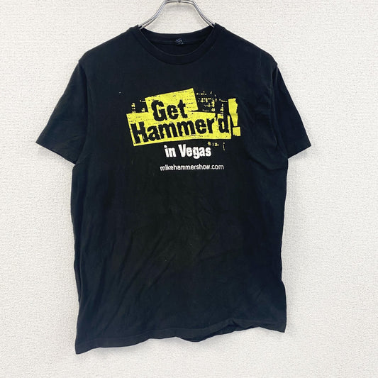 tultex　タルテックス　半袖Tシャツ　マイクハマーコミックマジックショー　黒　ブラック
