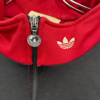 80s～　adidas　アディダス　トラックジャケット/ジャージ　ヴィンテージ　赤　レッド　XLサイズ