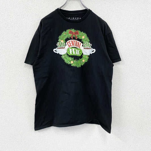 FRIENDS　フレンズ　半袖プリントムービーTシャツ　黒　ブラック　Lサイズ
