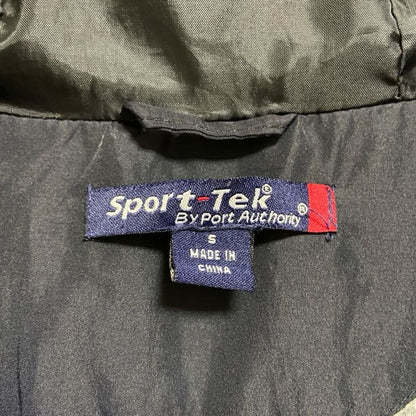 古着 used　Sport-Tek　長袖ハーフジップナイロンジャケット　フットボール　スポーツ　LASSITER　黒　Sサイズ