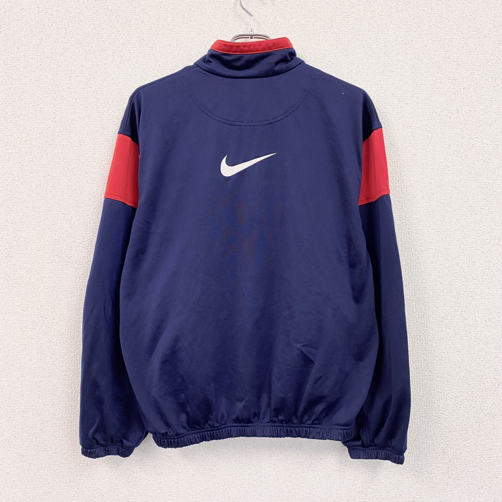 90s　NIKE　ナイキ　トラックジャケット/ジャージ　ヴィンテージ　紺　ネイビー　Lサイズ