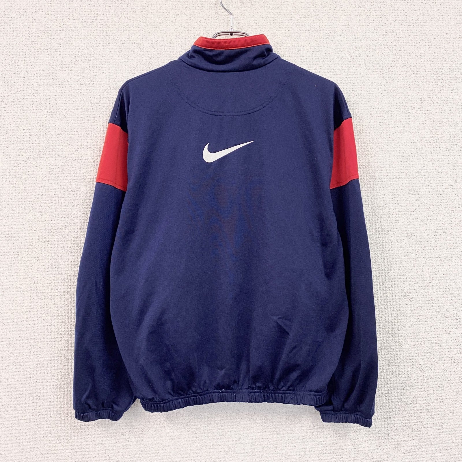 90s　NIKE　ナイキ　トラックジャケット/ジャージ　ヴィンテージ　紺　ネイビー　Lサイズ