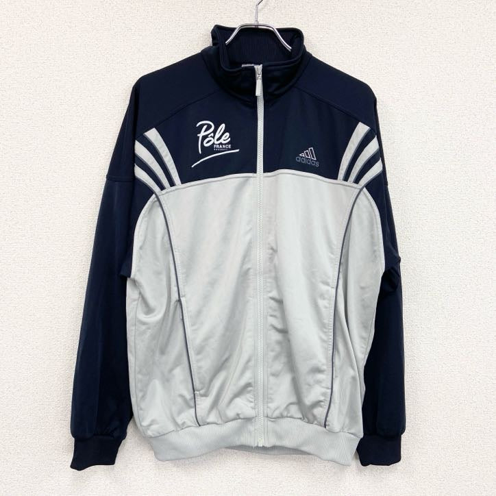 90s　adidas　アディダス　トラックジャケット/ジャージ　ヴィンテージ　紺　ネイビー　XOサイズ