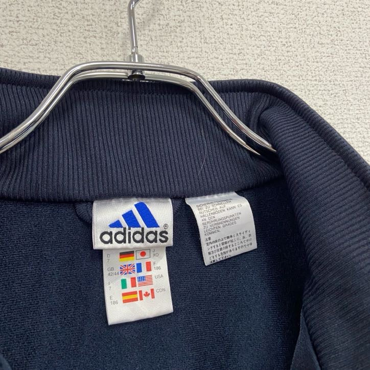 90s　adidas　アディダス　トラックジャケット/ジャージ　ヴィンテージ　紺　ネイビー　XOサイズ