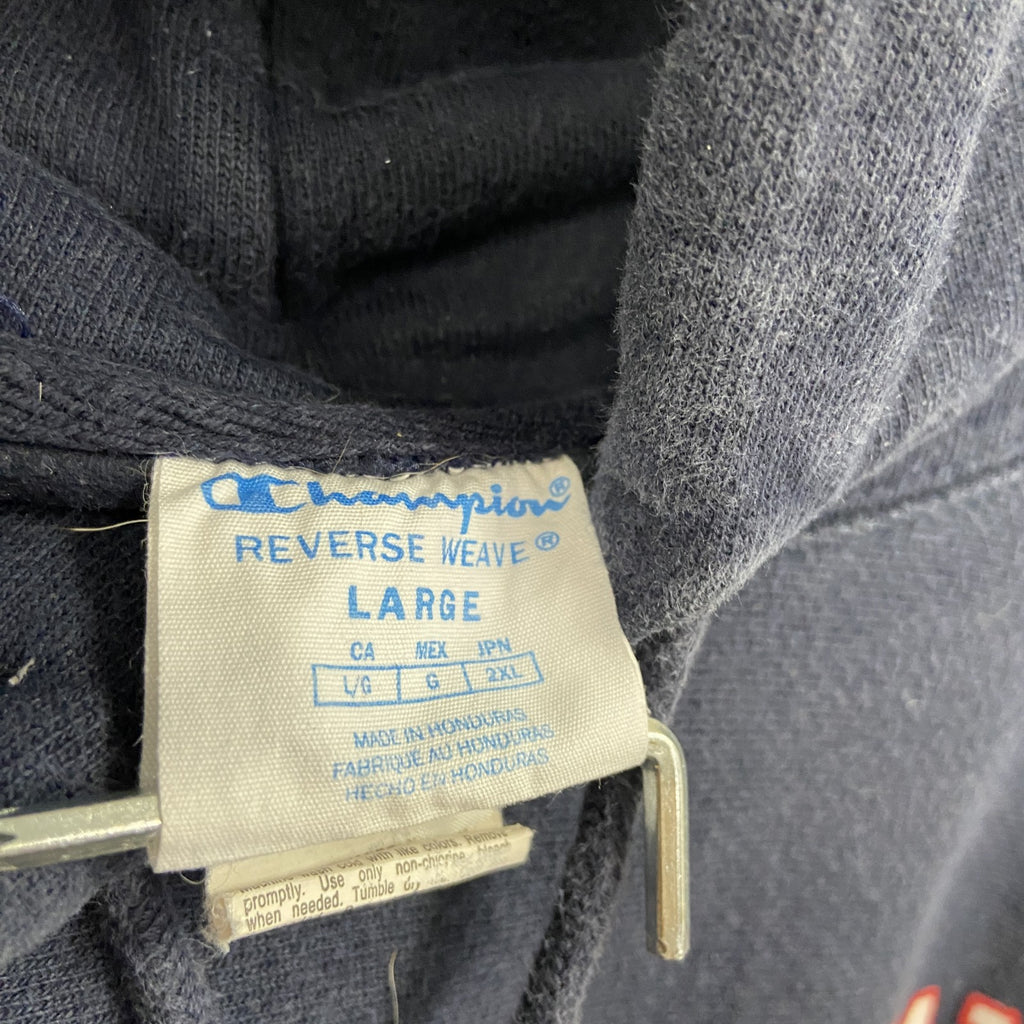 Champion　チャンピオン　リバースウィーブ　スウェットパーカー/フーディー　紺　ネイビー　Lサイズ