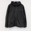 TOMMY HILFIGER　トミーヒルフィガー　フルジップジャケット　裏ボア　黒　ブラック　Lサイズ