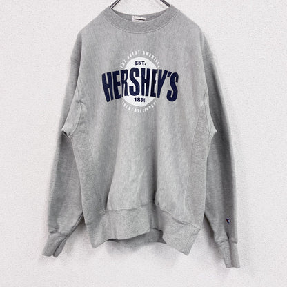 Champion　チャンピオン　リバースウィーブ　スウェット/トレーナー　HERSHEY'S　霜降りグレー　Mサイズ