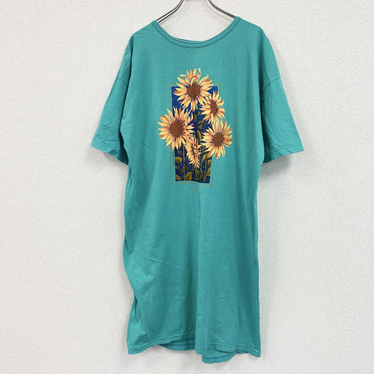 SUNPGRT USA　Tシャツワンピース　エメラルドグリーン　1 サイズ