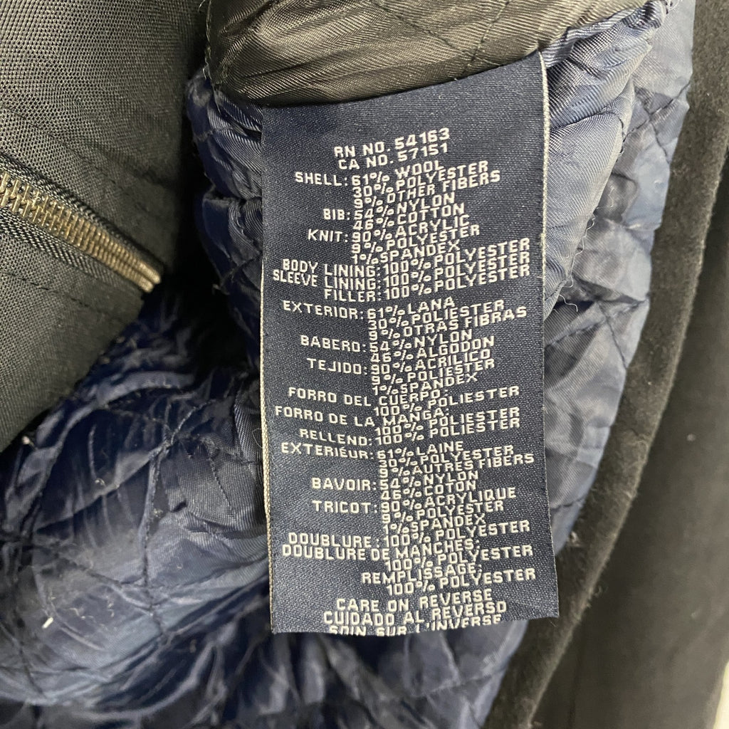 TOMMY HILFIGER　トミーヒルフィガー　フルジップ中綿ジャケット　2連ジップ　黒　ブラック　XLサイズ