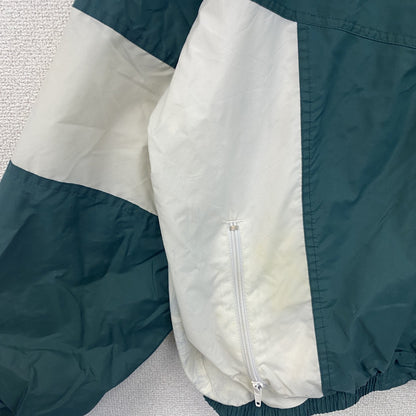 90s　Holloway　ホロウェイ　フルジップナイロンジャケット　ヴィンテージ　深緑　ディープグリーン　XLサイズ