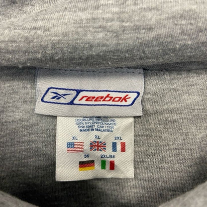 古着 used　Reebok リーボック　長袖ナイロンジャケット　フルジップパーカー　ワンポイントロゴプリント　XLサイズ