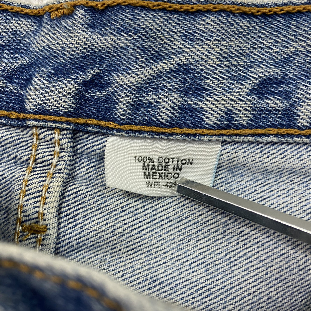 Levi’s　リーバイス　501　デニムパンツ　ダメージジーンズ　ボタンフライ　インディゴ　W33