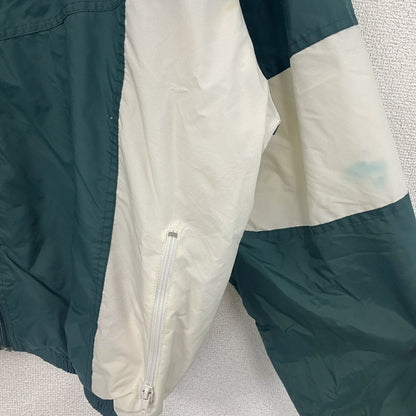 90s　Holloway　ホロウェイ　フルジップナイロンジャケット　ヴィンテージ　深緑　ディープグリーン　XLサイズ