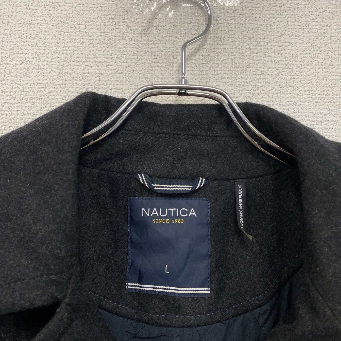 NAUTICA　ノーティカ　ピーコート　ダークグレー　Lサイズ