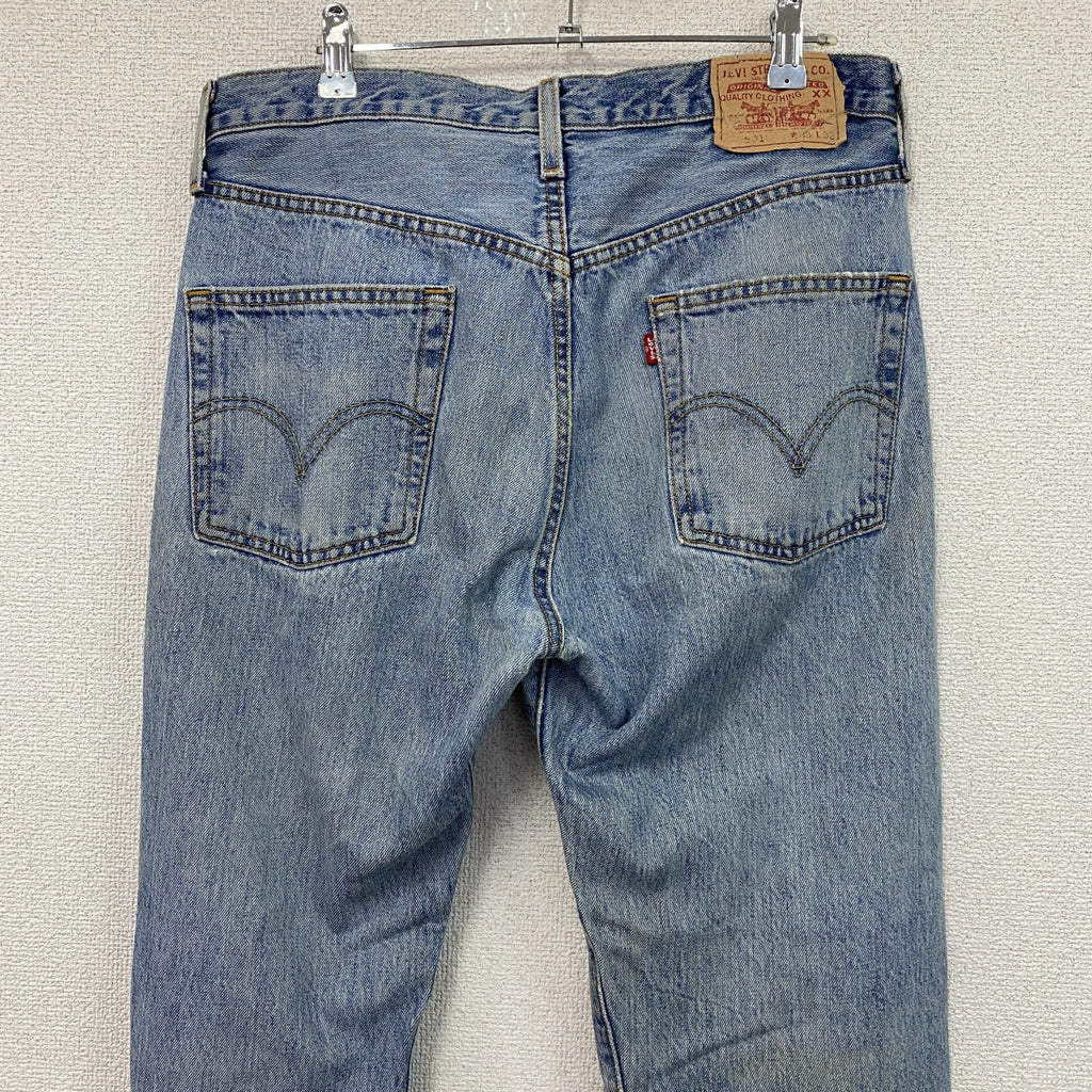 Levi’s　リーバイス　501　デニムパンツ　ダメージジーンズ　ボタンフライ　インディゴ　W33