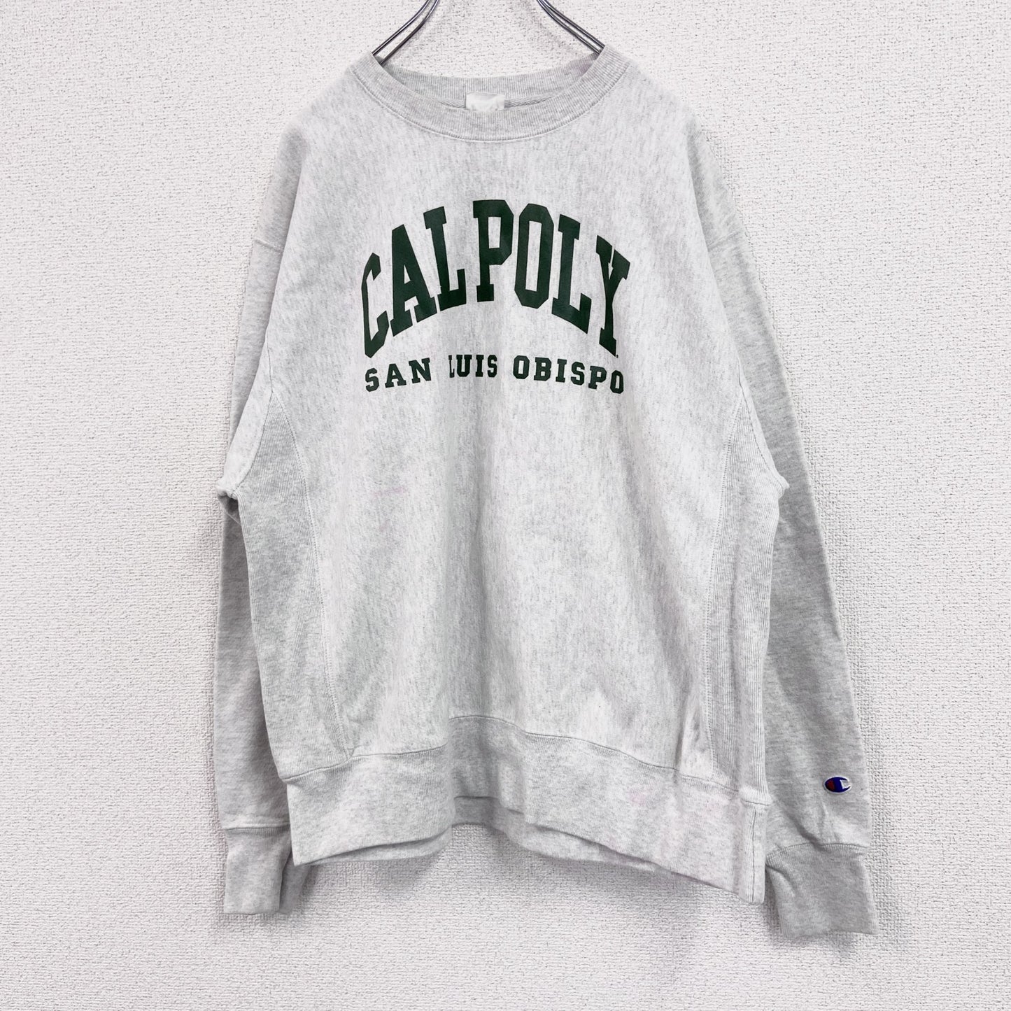 Champion　チャンピオン　リバースウィーブ　スウェット/トレーナー　単色タグ　復刻　霜降りグレー　Lサイズ
