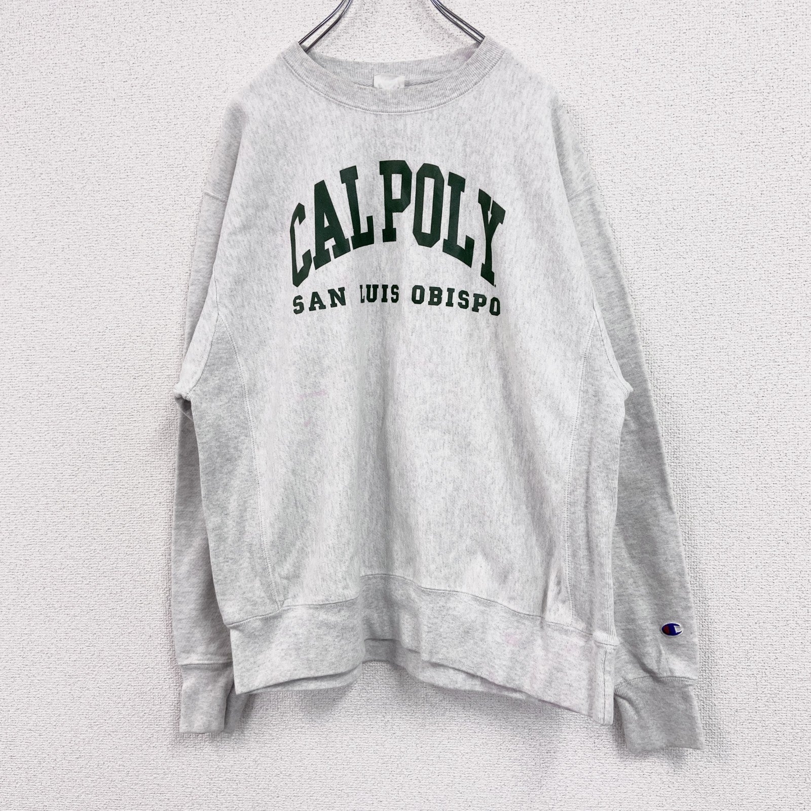 Champion　チャンピオン　リバースウィーブ　スウェット/トレーナー　単色タグ　復刻　霜降りグレー　Lサイズ
