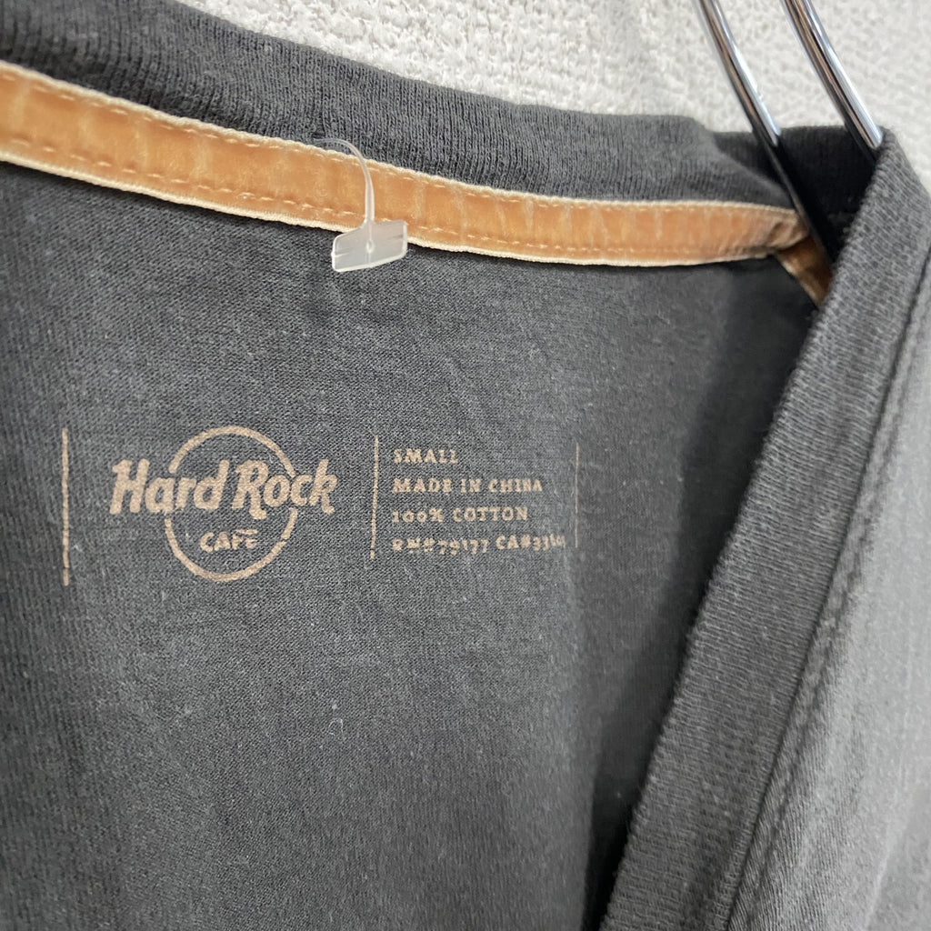 Hard Rock CAFE　ハードロックカフェ　半袖プリントTシャツ　シングルステッチ　黒　ブラック　Sサイズ
