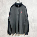 NIKE GOLF　ナイキゴルフ　長袖ハーフジップトラックジャケット　ジャージ　 ダークグレー　Lサイズ
