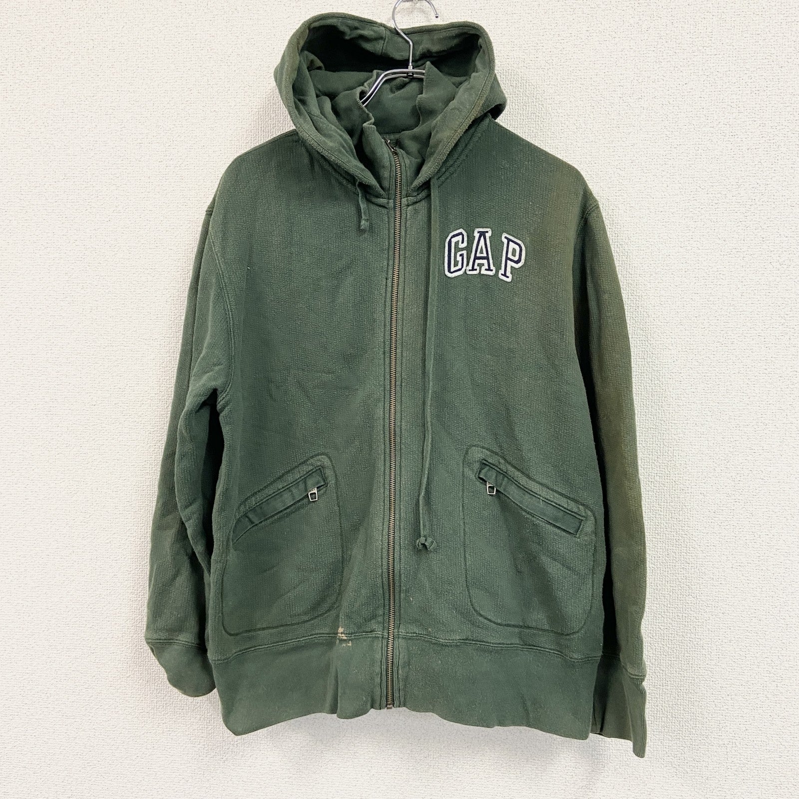 GAP　ギャップ　スウェットパーカー/フーディー　緑　グリーン　XLサイズ