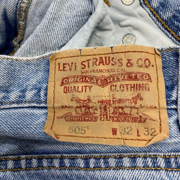 Levi's　リーバイス　505　デニムパンツ/ジーンズ　ジップフライ　ブルー　W32サイズ