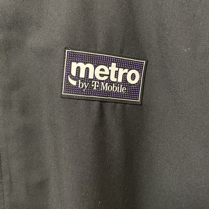着 used　Tmobile metro　長袖フルジップナイロンジャケット　ミリタリー　リブライン　ビッグシルエット　XLサイズ