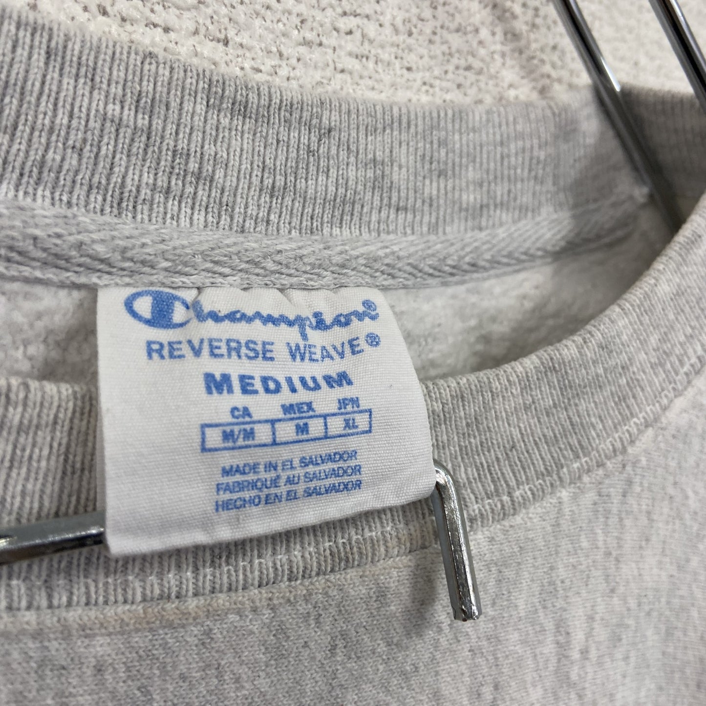 Champion　チャンピオン　リバースウィーブ　スウェット/トレーナー　カプセルプリント　霜降りグレー　Mサイズ