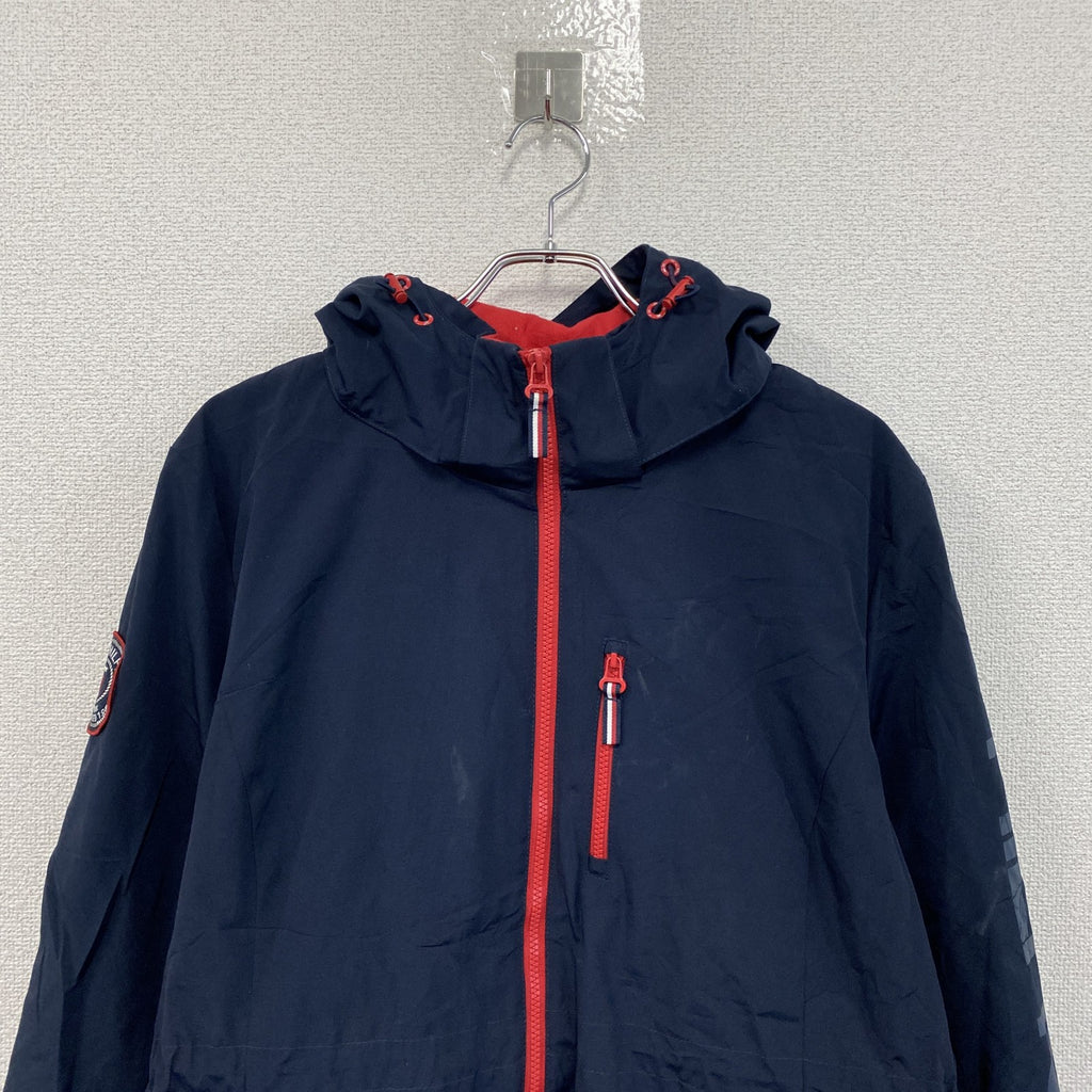 TOMMY HILFIGER　トミーヒルフィガー　フルジップ中綿ジャケット　紺　ネイビー　2XLサイズ