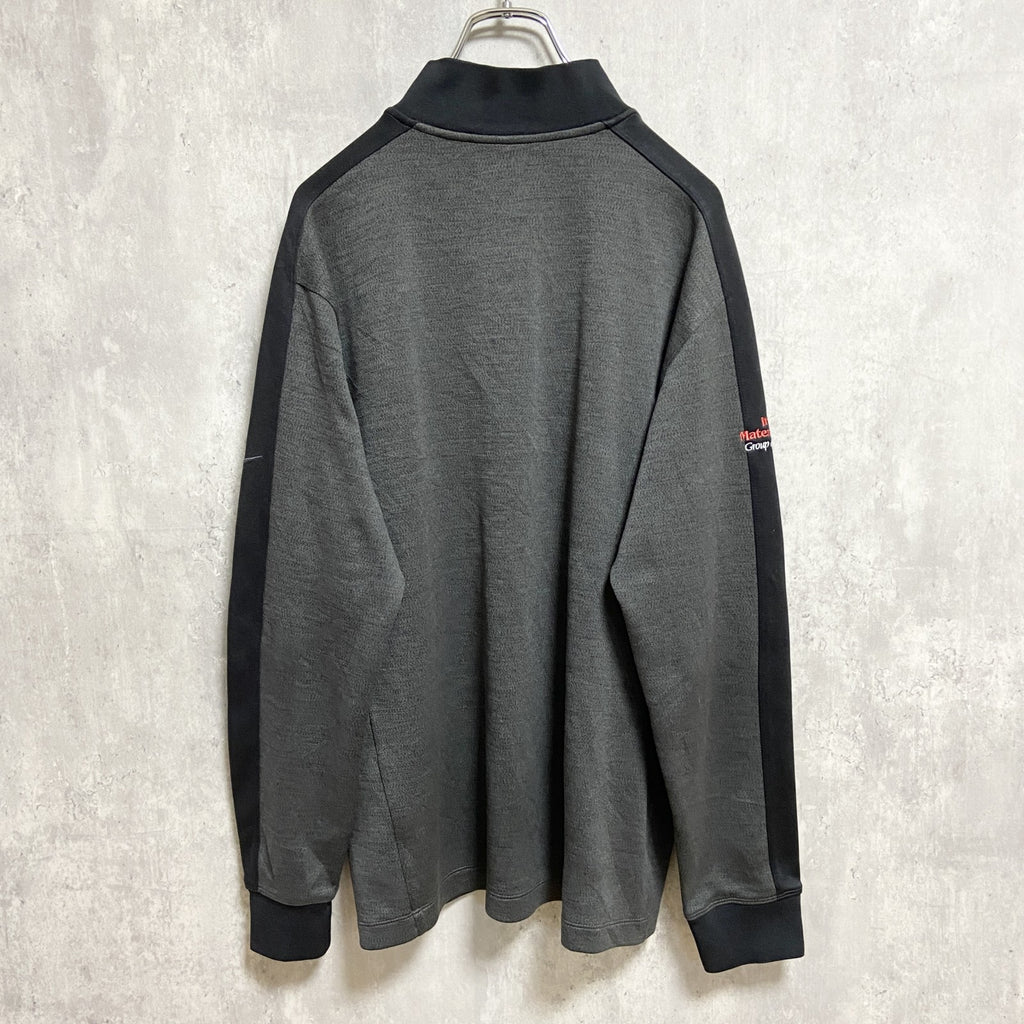 NIKE GOLF　ナイキゴルフ　長袖ハーフジップトラックジャケット　ジャージ　 ダークグレー　Lサイズ