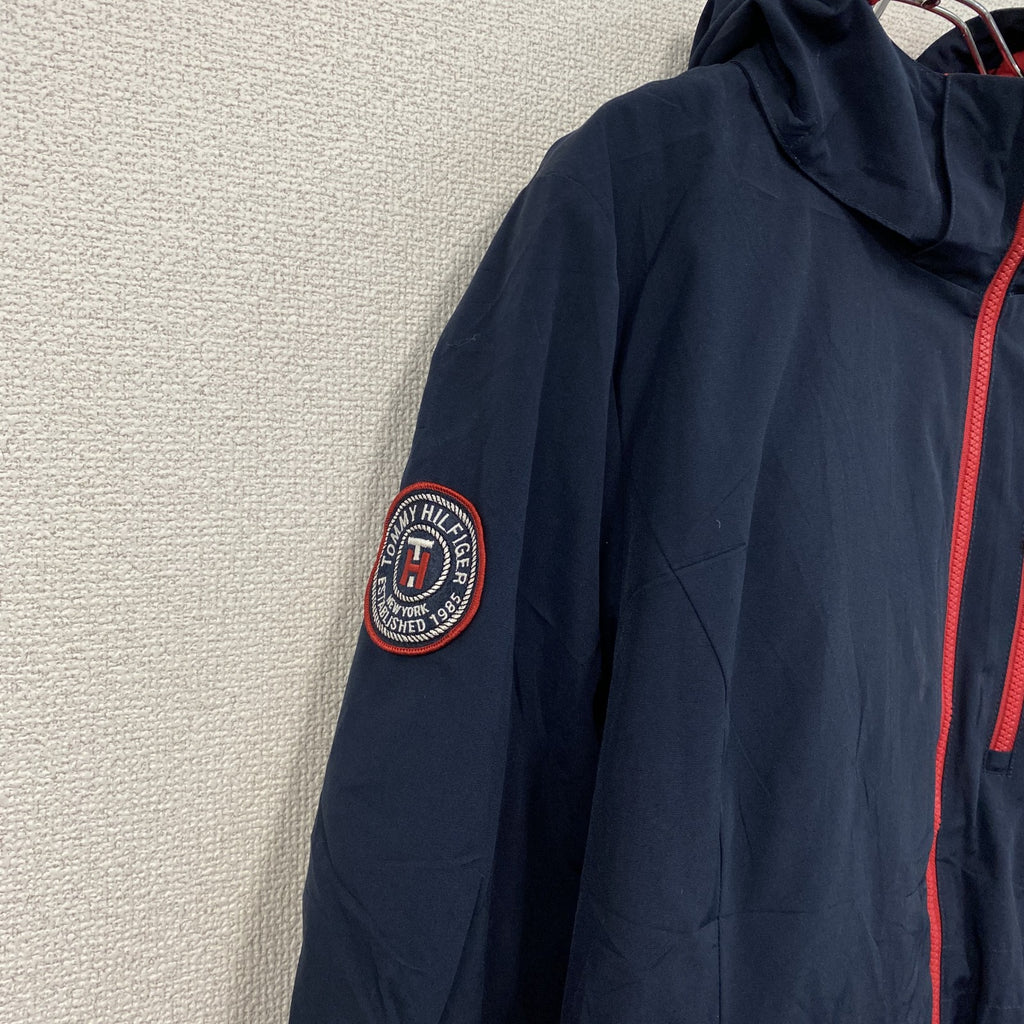 TOMMY HILFIGER　トミーヒルフィガー　フルジップ中綿ジャケット　紺　ネイビー　2XLサイズ