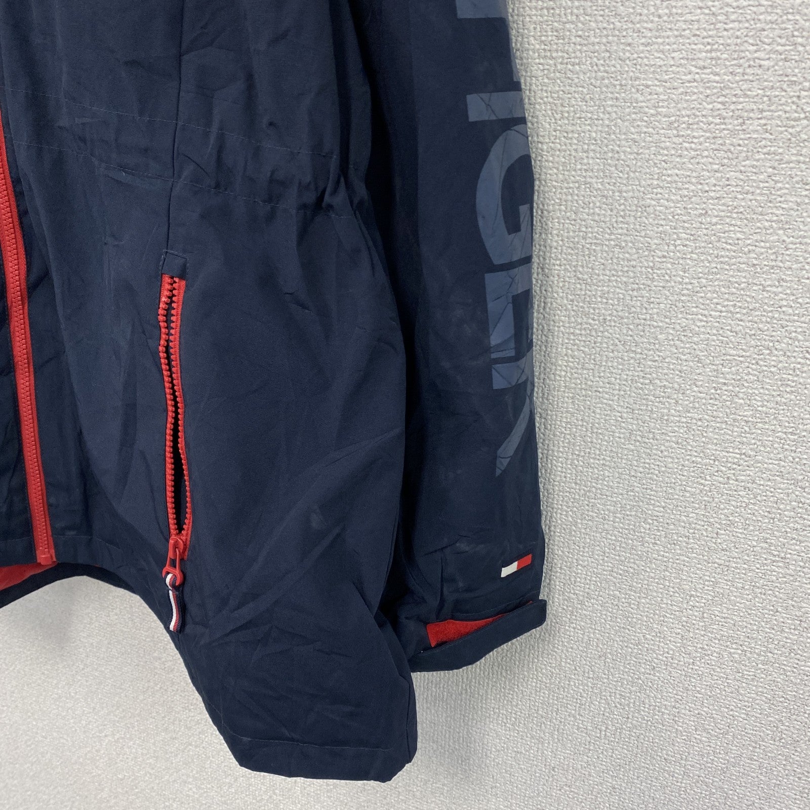 TOMMY HILFIGER　トミーヒルフィガー　フルジップ中綿ジャケット　紺　ネイビー　2XLサイズ