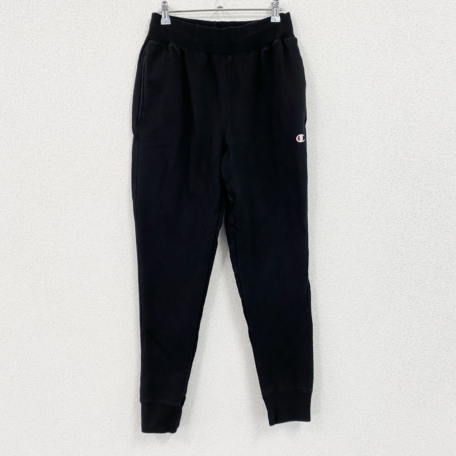 Champion　チャンピオン　リバースウィーブ　スウェットパンツ　黒　ブラック　Mサイズ