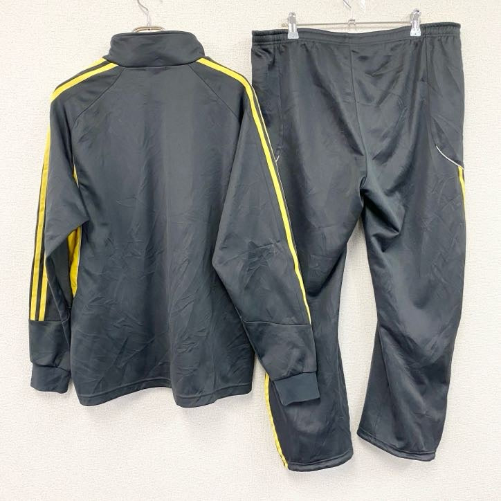 adidas　アディダス　ジャージセットアップ　トラックジャケット　トラックパンツ　イエロー　ブラック