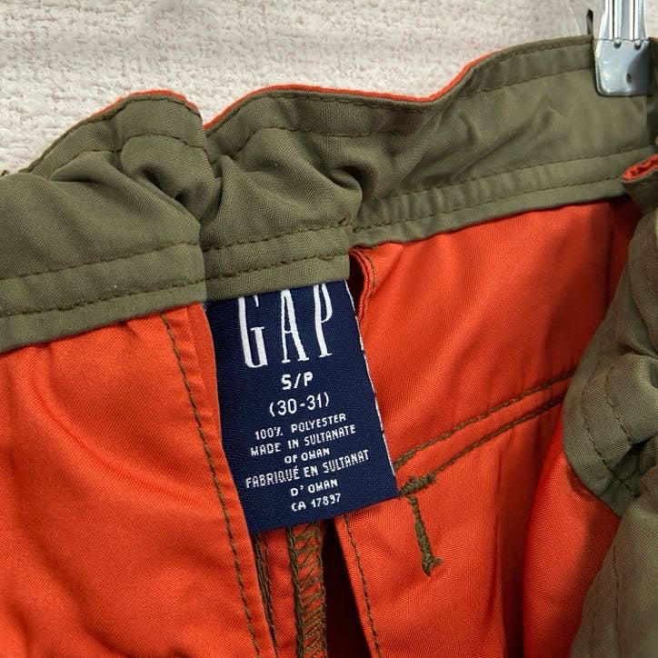 GAP　ギャップ　パラシュートパンツ　イージーパンツ　ワークパンツ　オレンジ　30-31サイズ