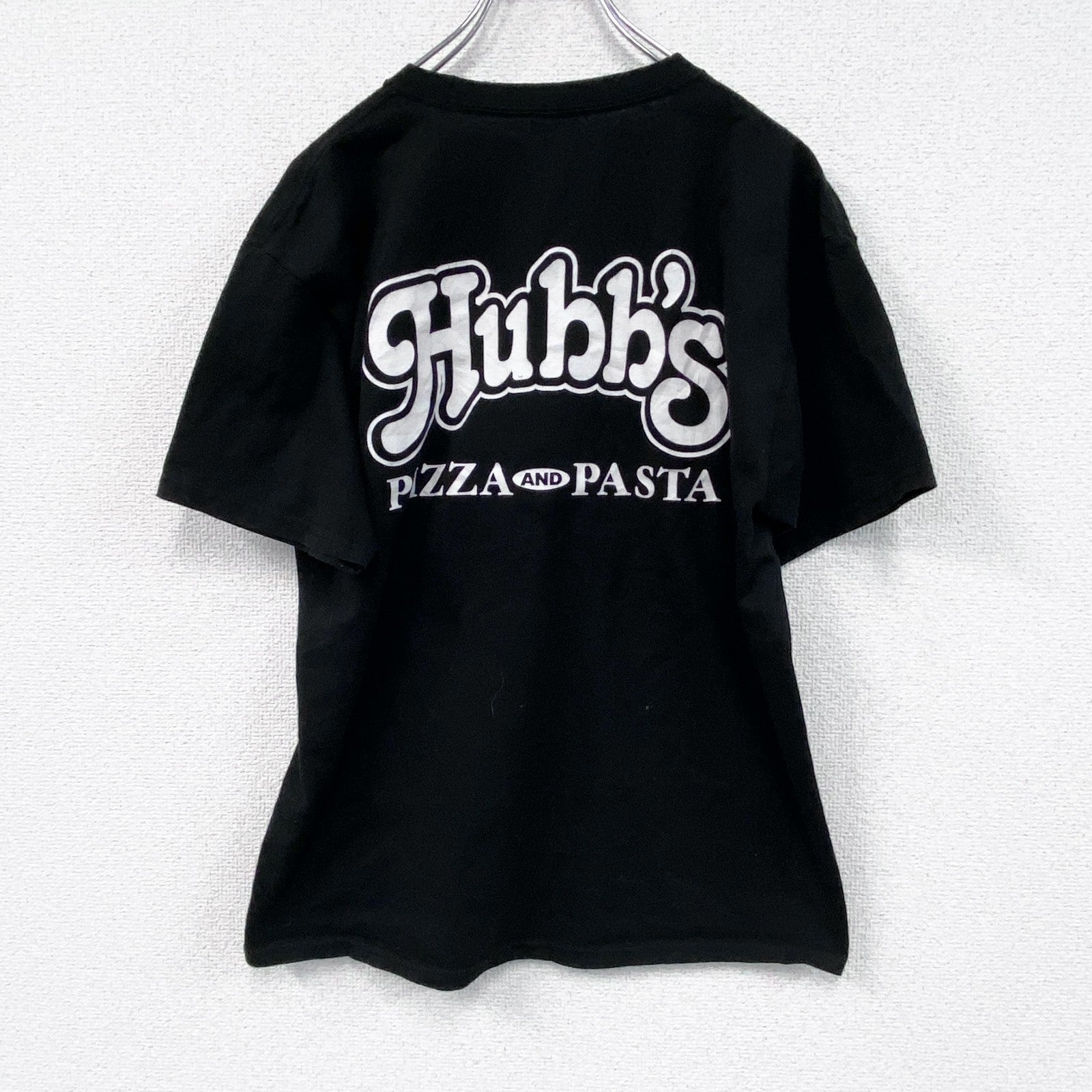 Hanes　ヘインズ　半袖プリントTシャツ　黒　ブラック　Mサイズ