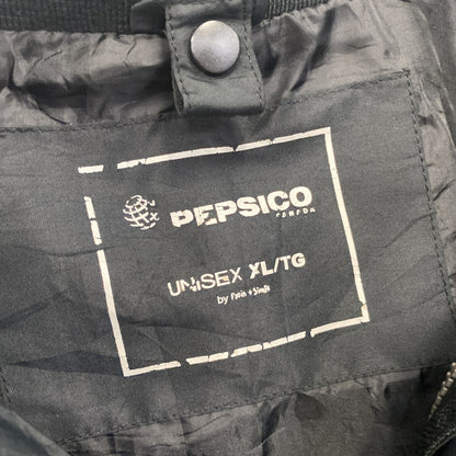 PEPSICO CANADA　PEPCI　ペプシ　フルジップジャケット　比翼仕立て　企業ロゴ　黒　ブラック　XLサイズ